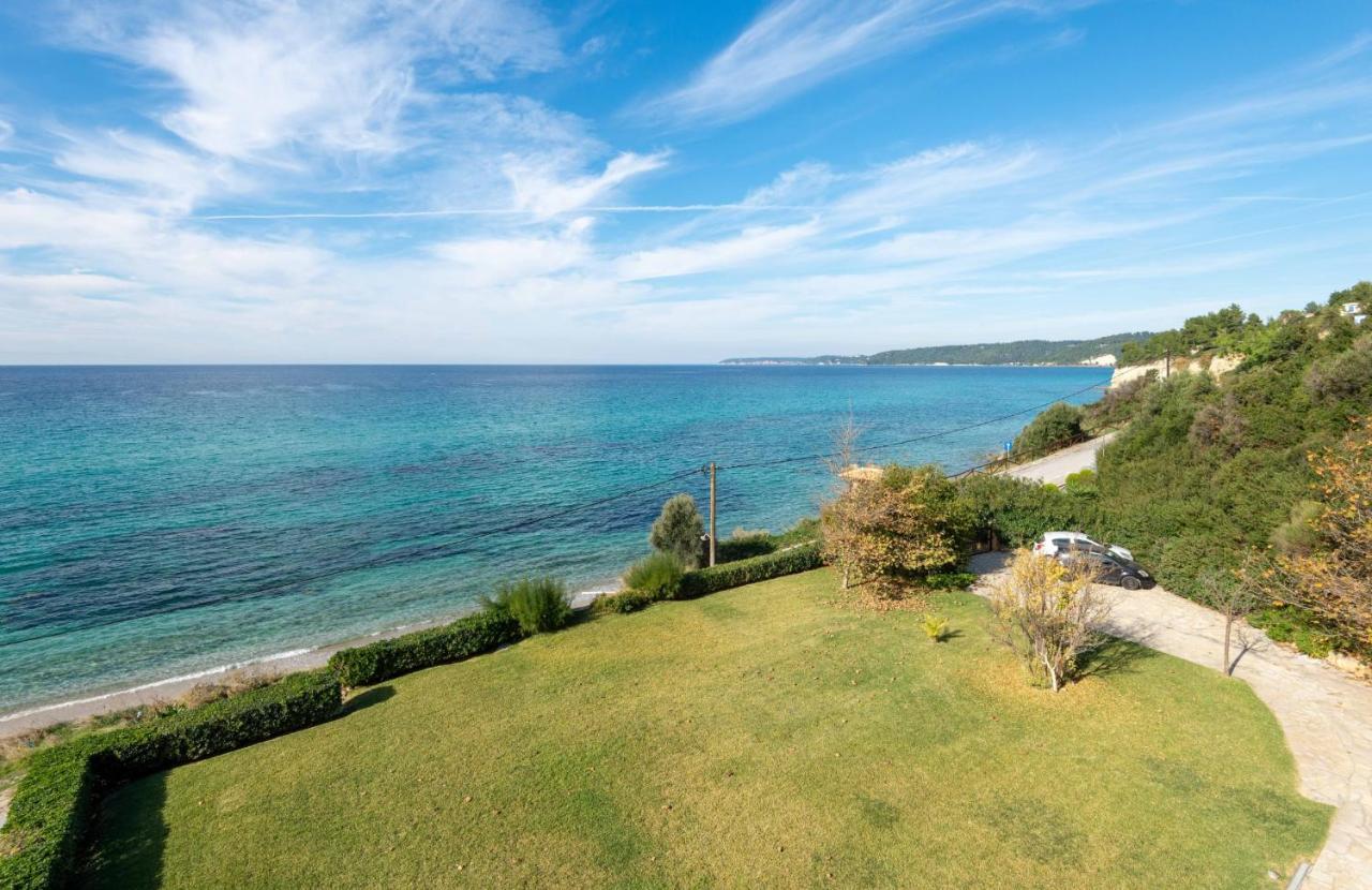Seagrove, Beachfront Villa In Possidi #Feelslikehome สกาลา ฟูร์กาส ภายนอก รูปภาพ