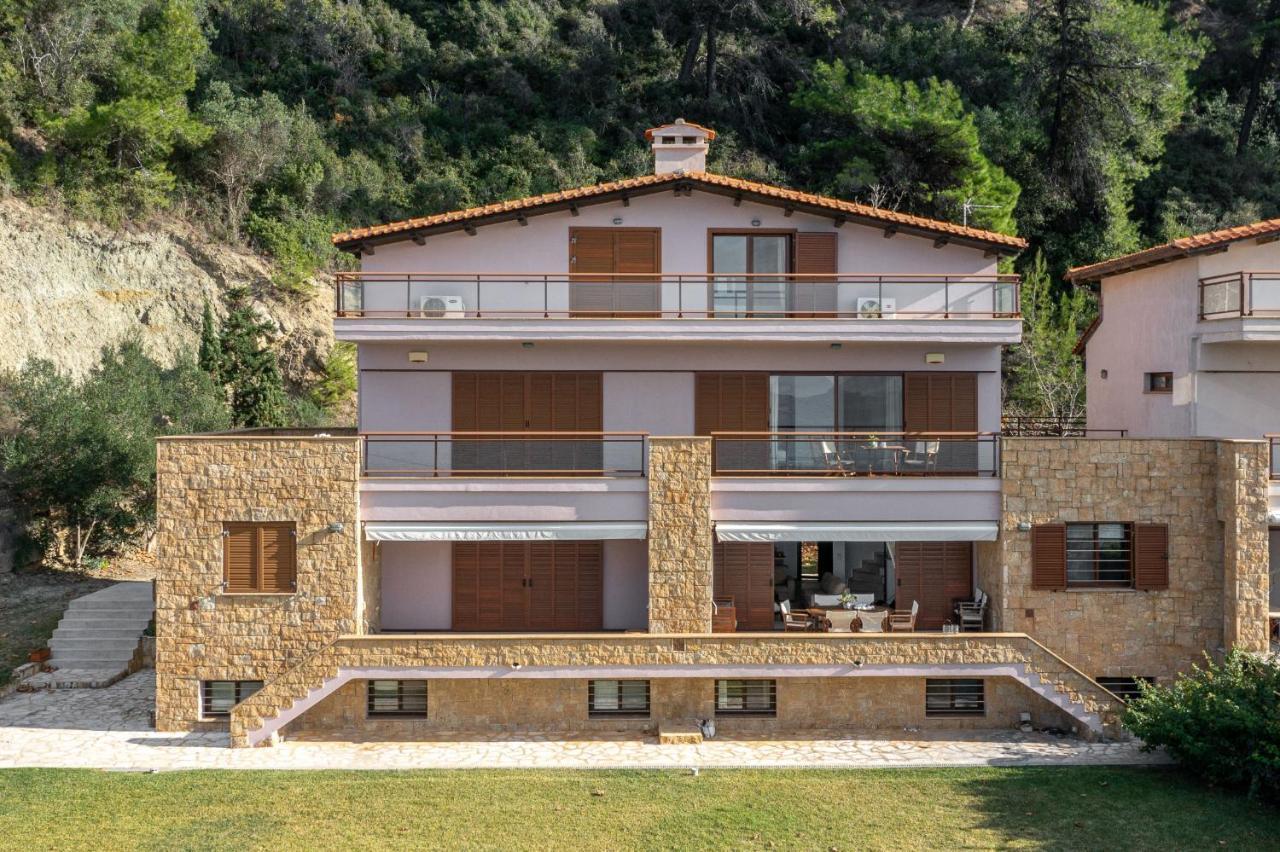 Seagrove, Beachfront Villa In Possidi #Feelslikehome สกาลา ฟูร์กาส ภายนอก รูปภาพ